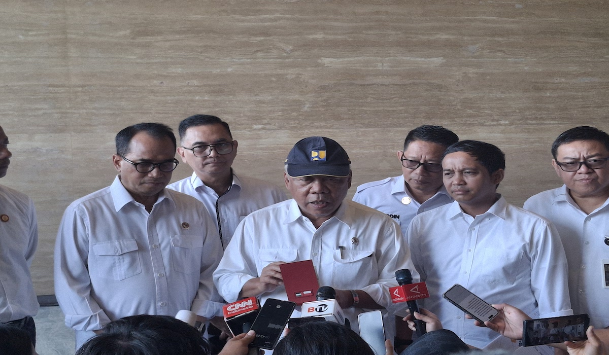 Plt Otorita IKN Basuki Hadimuljono melaporkan perkembangan proyek pembangunan IKN 