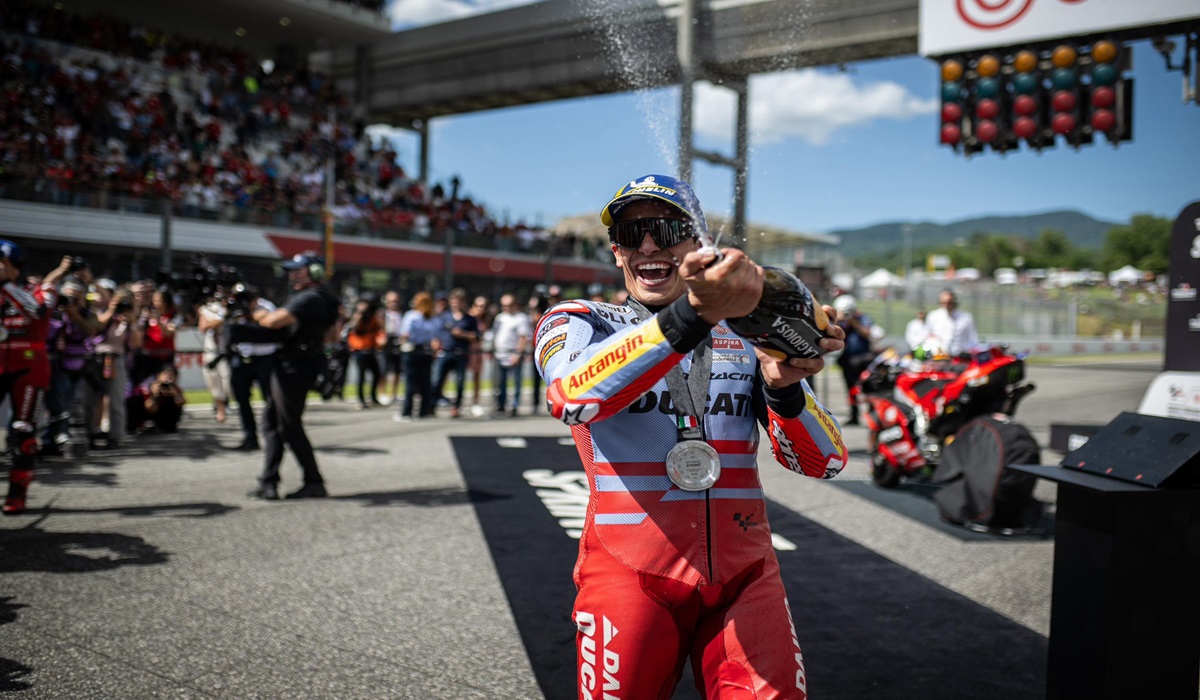 Pembalap Gresini Racing Marc Marquez