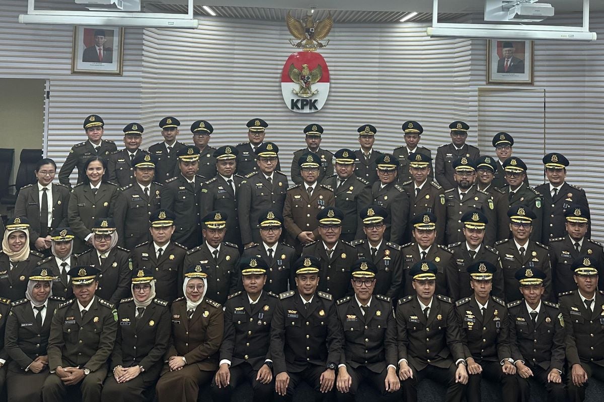 Jaksa KPK rayakan Hari Bhakti Ahdyaksa.