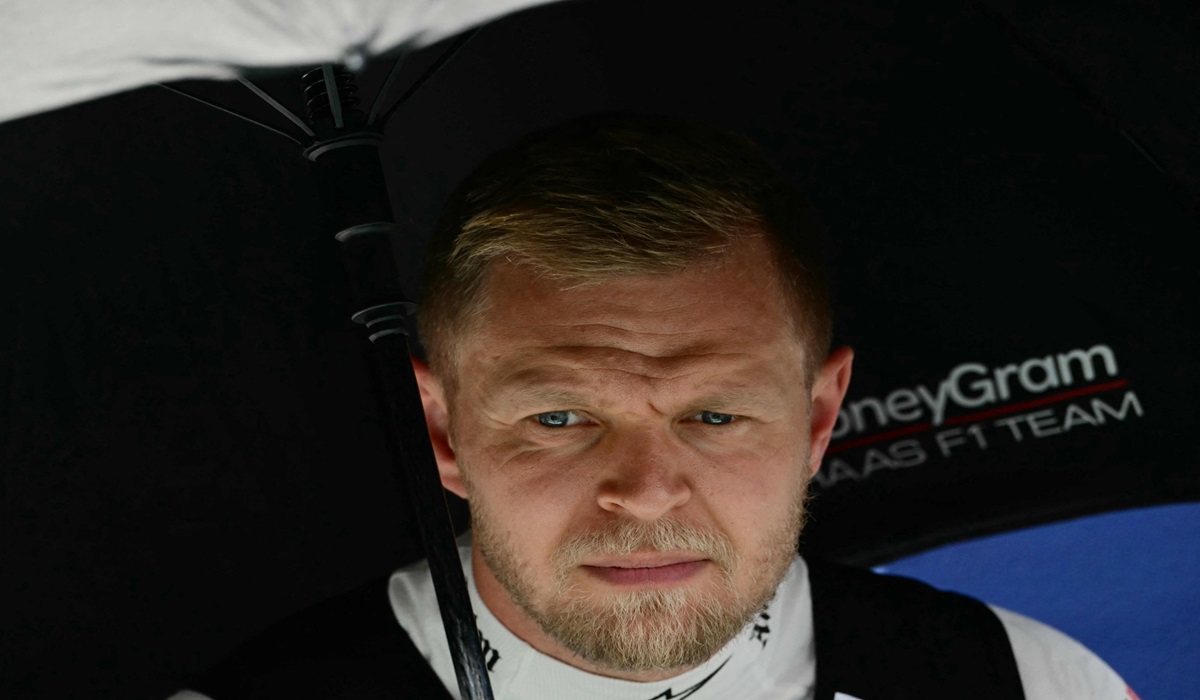 Pembalap tim Haas Kevin Magnussen