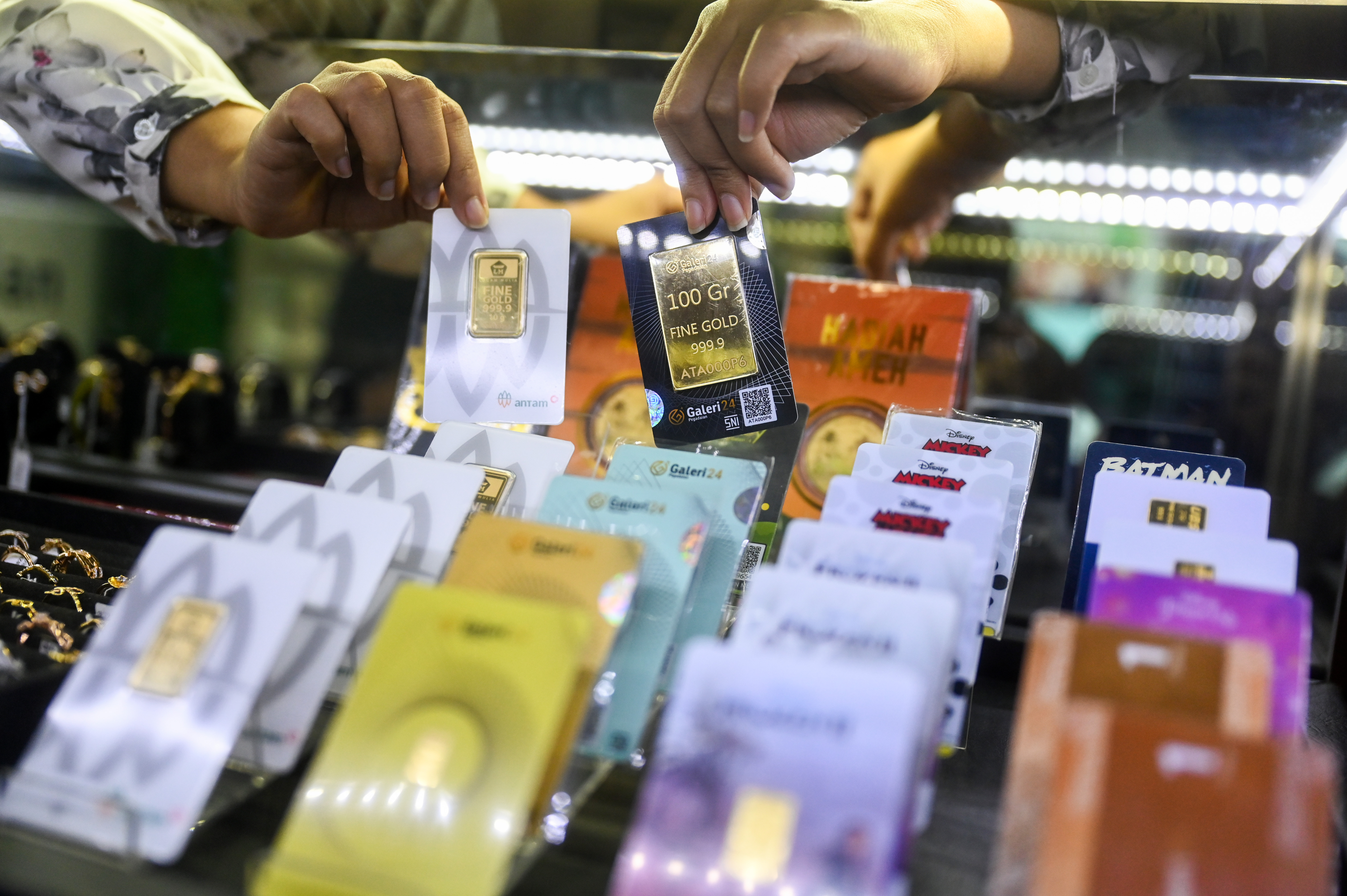 Harga emas sentuh Rp1.395.000 per gram.