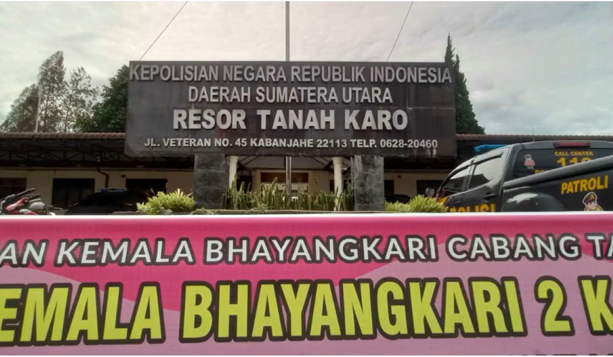 Polres Tanah Karo.