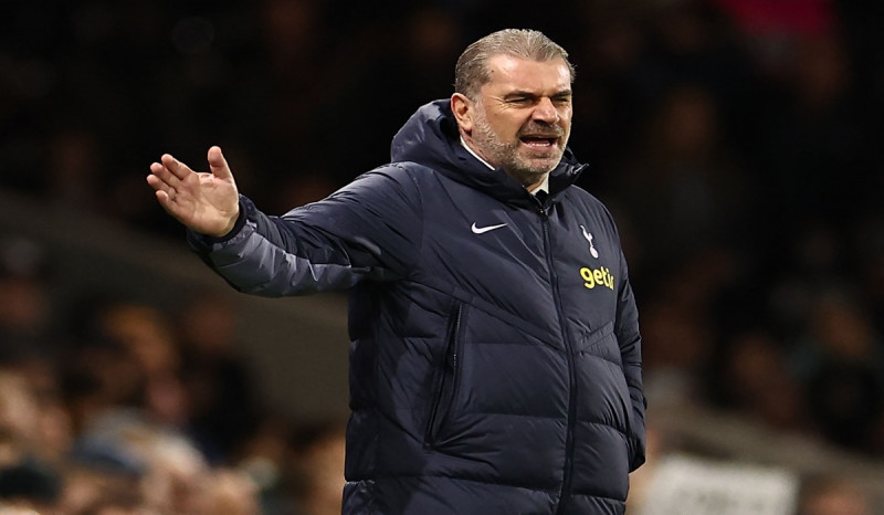 Manajer Spurs Ange Postecoglou. 