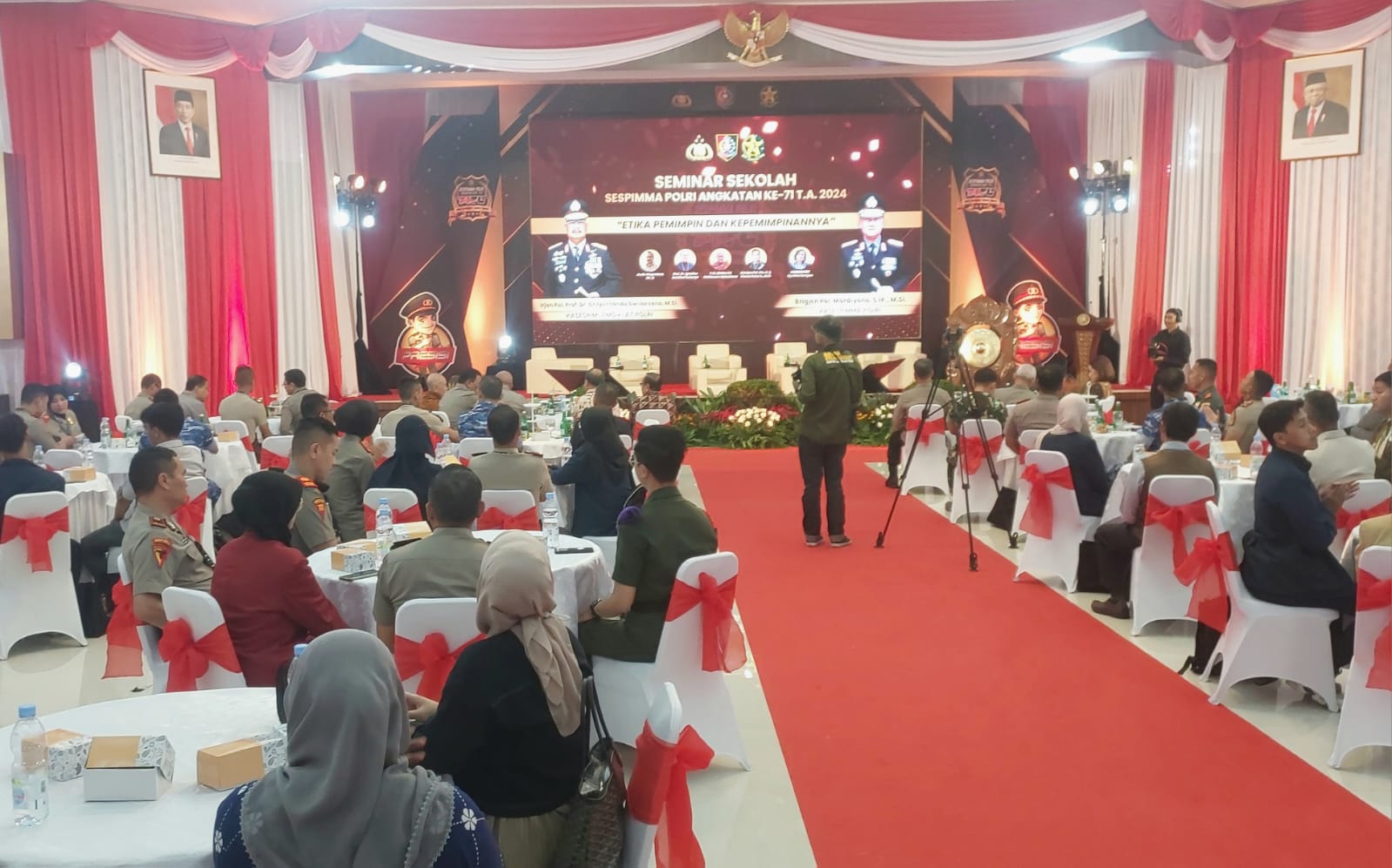 Seminar Sespimma Polri Angkatan ke-71 di Sespim Lemdiklat Polri Lembang, Kabupaten Bandung Barat, Rabu (17/6).