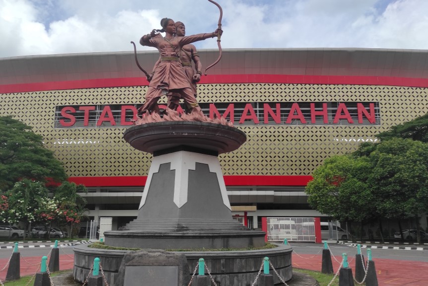 Stadion Manahan Solo, Jawa Tengah.