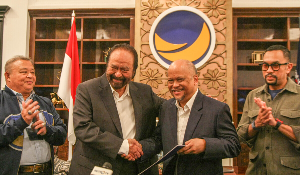 Ilham Habibie saat pertama kali diumumkan diusung NasDem maju di Pilkada Jabar.