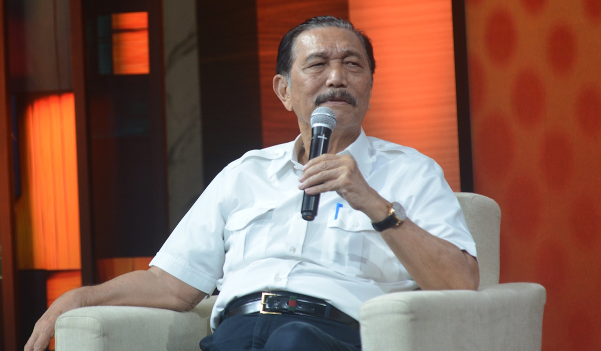 Menteri Koordinator Bidang Kemaritiman dan Investasi Indonesia Luhut Binsar Pandjaitan 
