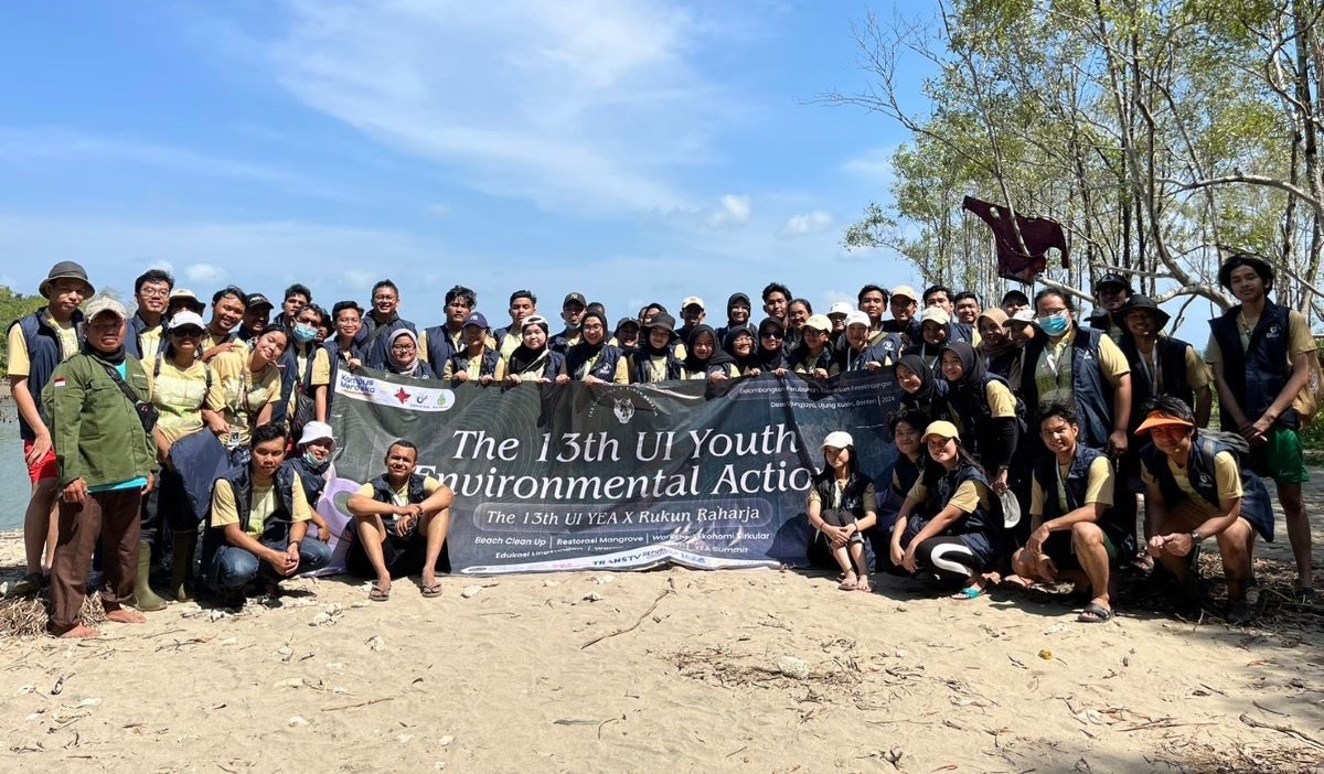 DEPARTEMEN Lingkungan Hidup BEM Universitas Indonesia 2024 menggelar kegiatan The 13th UI YEA pada 21-30 Juni 2024.