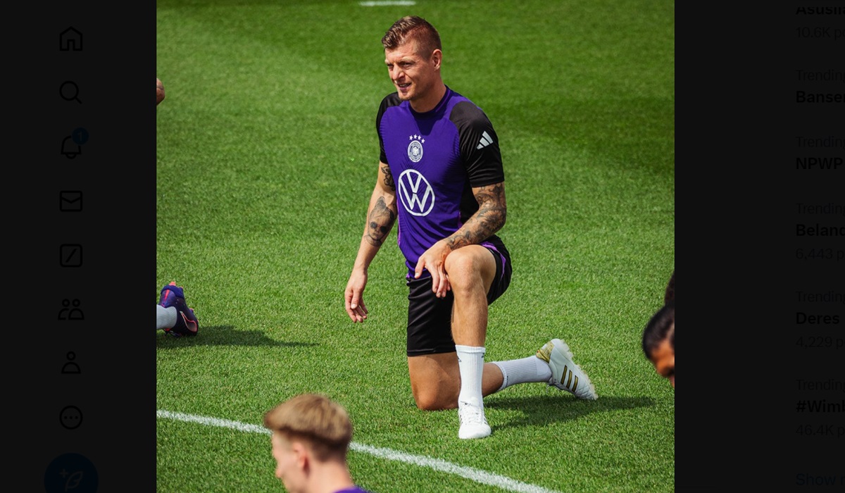 Gelandang timnas Jerman Toni Kroos