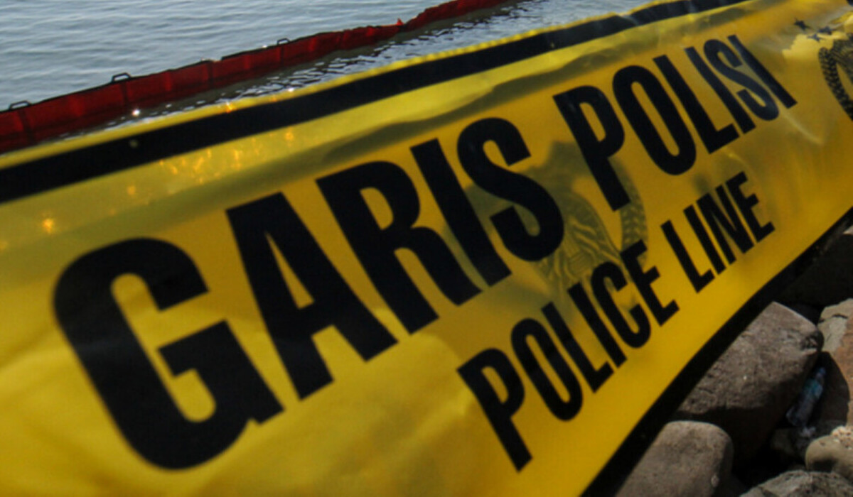 Ilustrasi, garis polisi di TKP pembunuhan dan mutilasi.