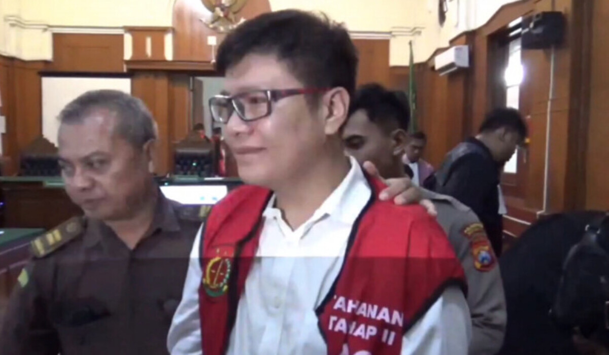 Ronald Tannur, terdakwa pembunuh kekasihnya Dini Sera Afrianti.