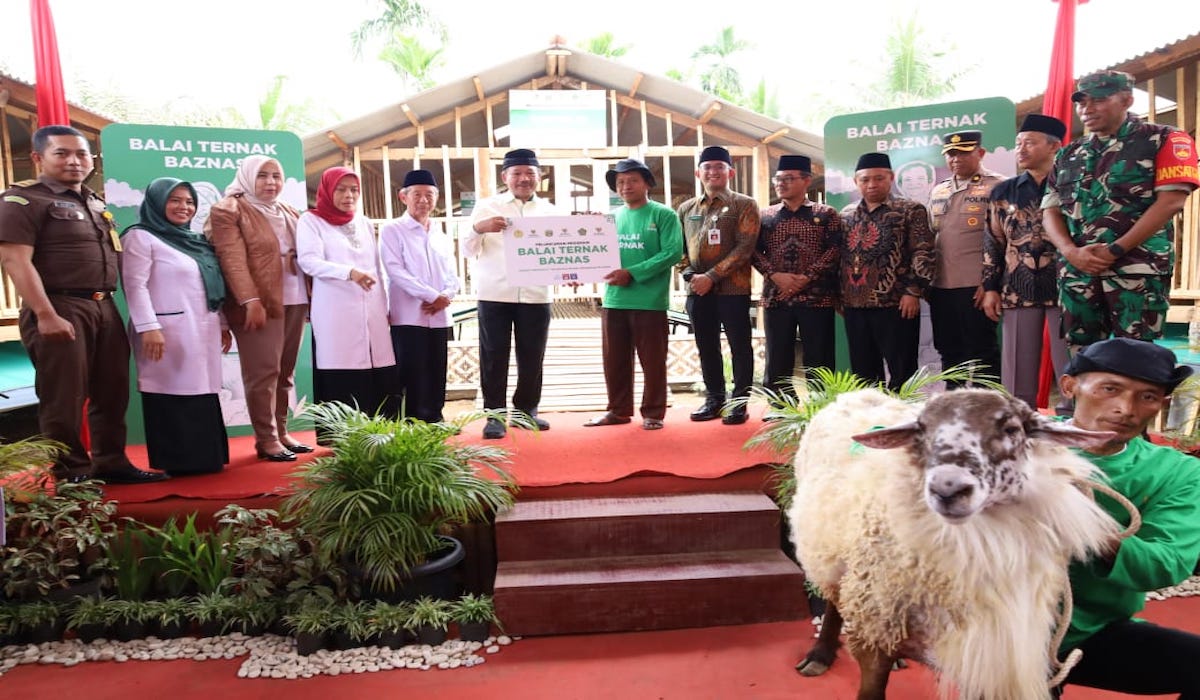 Baznas RI resmi meluncurkan Balai Ternak Baznas di Kelompok Tani Ternak Maju Jaya, Desa Babakan, Banyumas