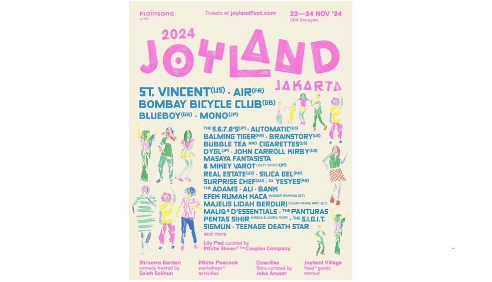 flyer festival musik Joyland