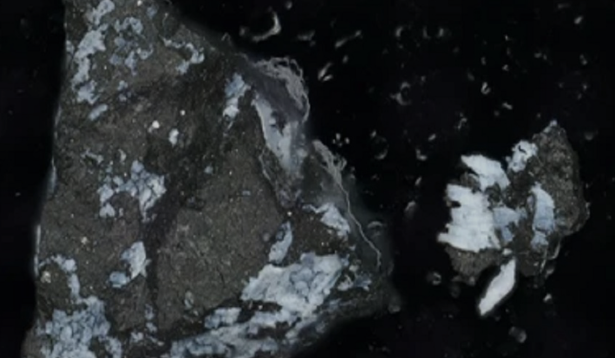 Ilustrasi asteroid bennu