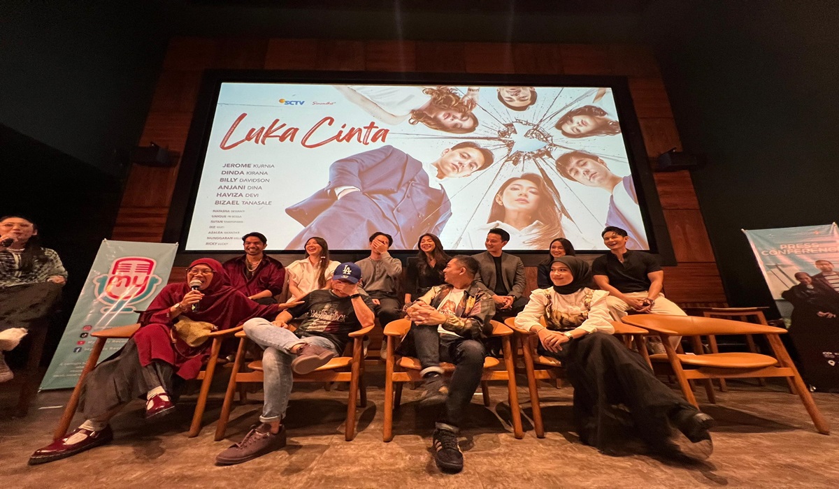 Peluncuran sinetron Luka Cinta