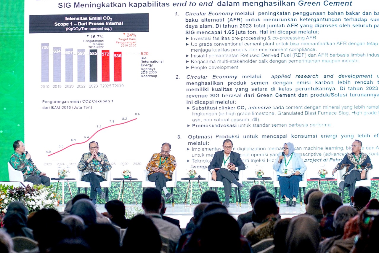 Talk show Green Economy Expo 2024 yang diselenggarakan Kementerian PPN/Bappenas di Jakarta Convention Center, Kamis (4/7).
