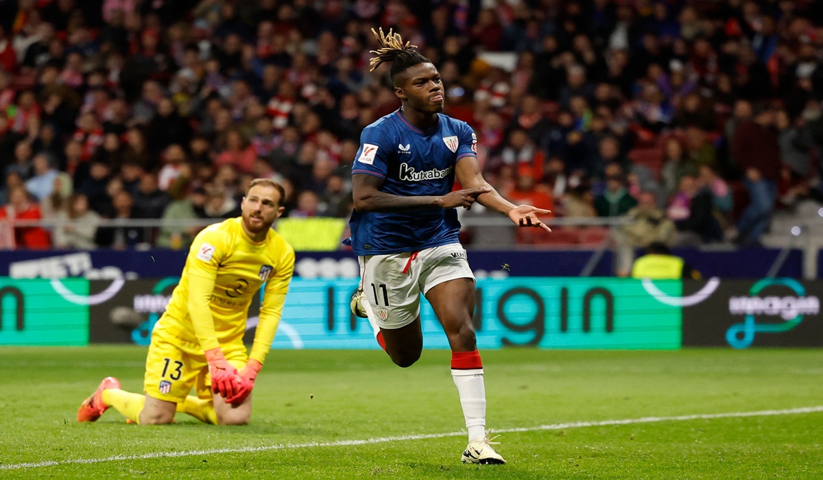 Penyerang Athletic Bilbao Nico Williams