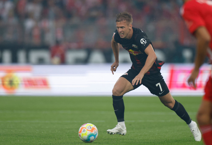 Gelandang RB Leipzig Dani Olmo.