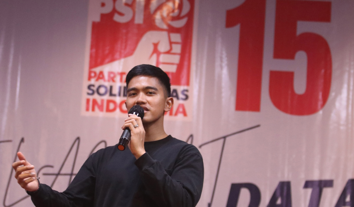 Ketua Umum Partai Solidaritas Indonesia (PSI) Kaesang Pangarep 
