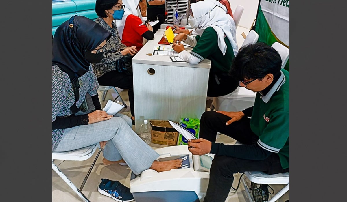 Kegiatan festival kesehatan di Siloam Hospitals Jantung Diagram