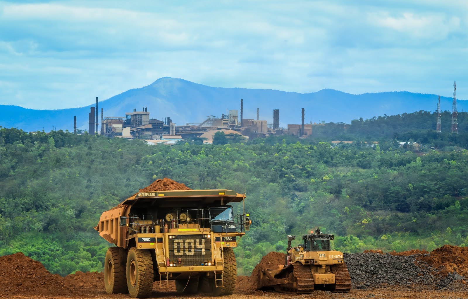 Ilustrasi pengolahan tambang