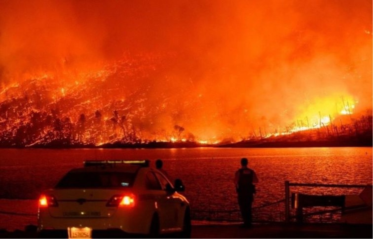 Kebakaran Park di California utara telah menjadi kebakaran terbesar ketujuh dalam catatan negara bagian