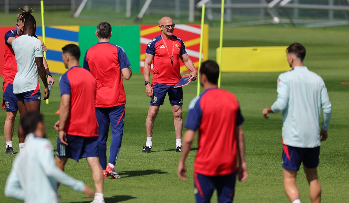 Timnas Prancis tengah berlatih di bawah asuhan Luis de la Fuente.