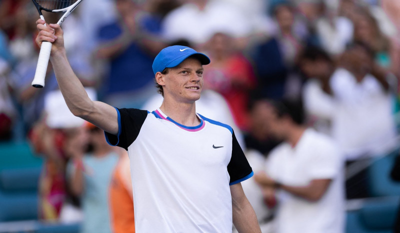 Petenis Italia Jannik Sinner. 