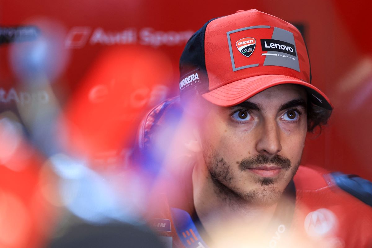 Pembalap Ducati lenovo Francesco Bagnaia 