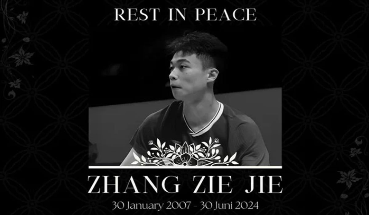 Pebulu tangkis Tiongkok Zhang Zhi Jie