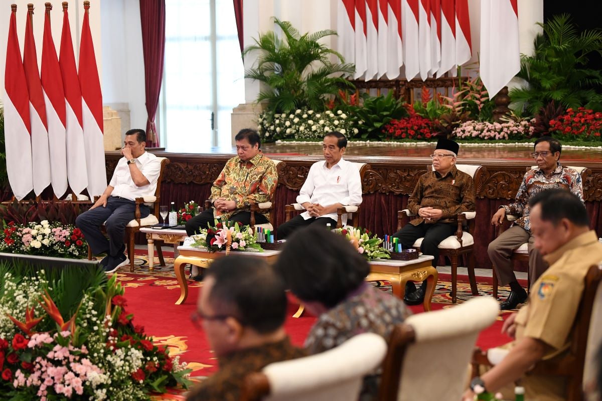 Sidang Kabinet Paripurna di Istana Negara, Jakarta, Selasa (9/1/2024). 