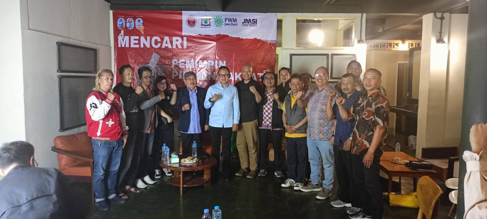 Bima Arya dan sejumlah pembicara dalam diskusi Pilkada Jawa Barat