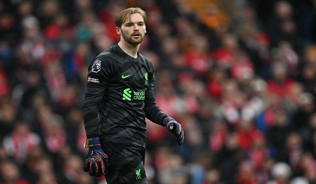 Penjaga gawang Liverpool Caoimhin Kelleher