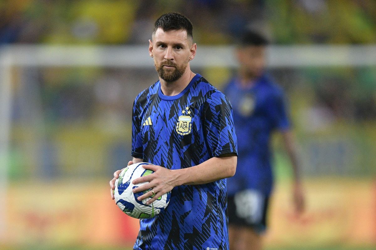 Penyerang Timnas Argentina Lionel Messi