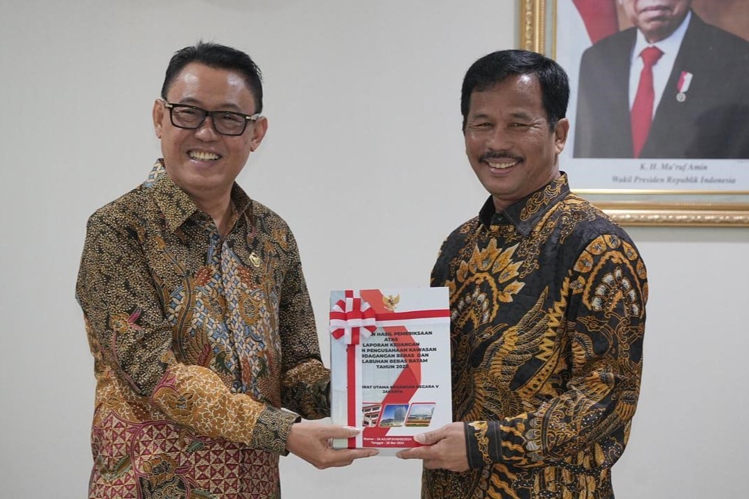 Badan Pengusahaan (BP) Batam kembali meraih Opini Wajar Tanpa Pengecualian (WTP).