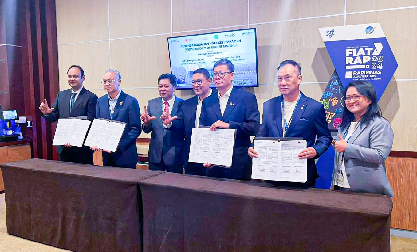 Penandatanganan Nota Kesepahaman (MoU) PT SPSL dengan empat perusahaan internasionalp