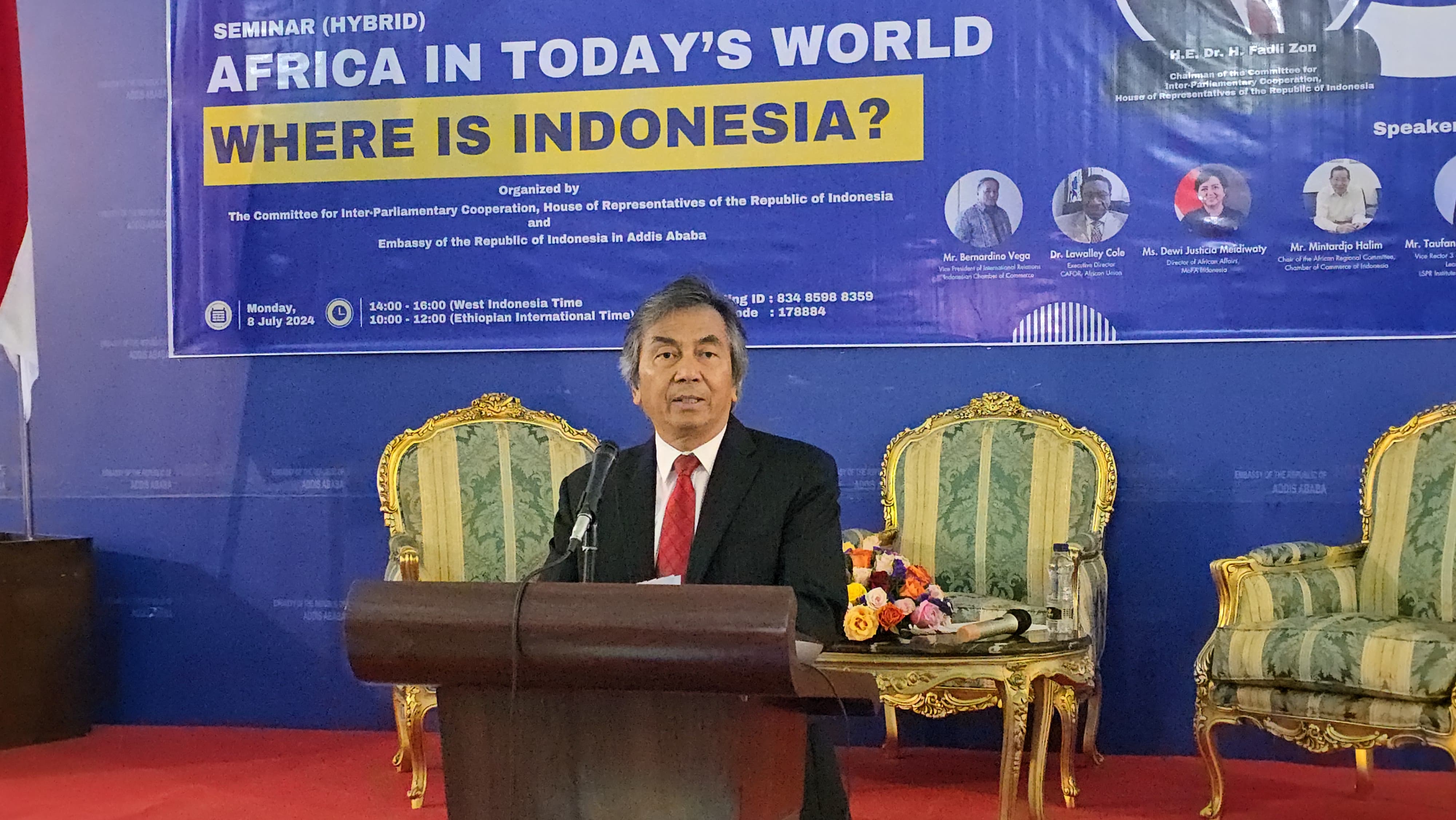 Duta Besar RI untuk Ethiopia, Djibouti, dan Uni Afrika Al Busyra Basnur.