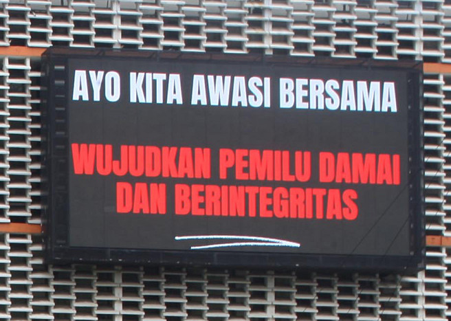 Kampanye awasi bersama pemilu. 