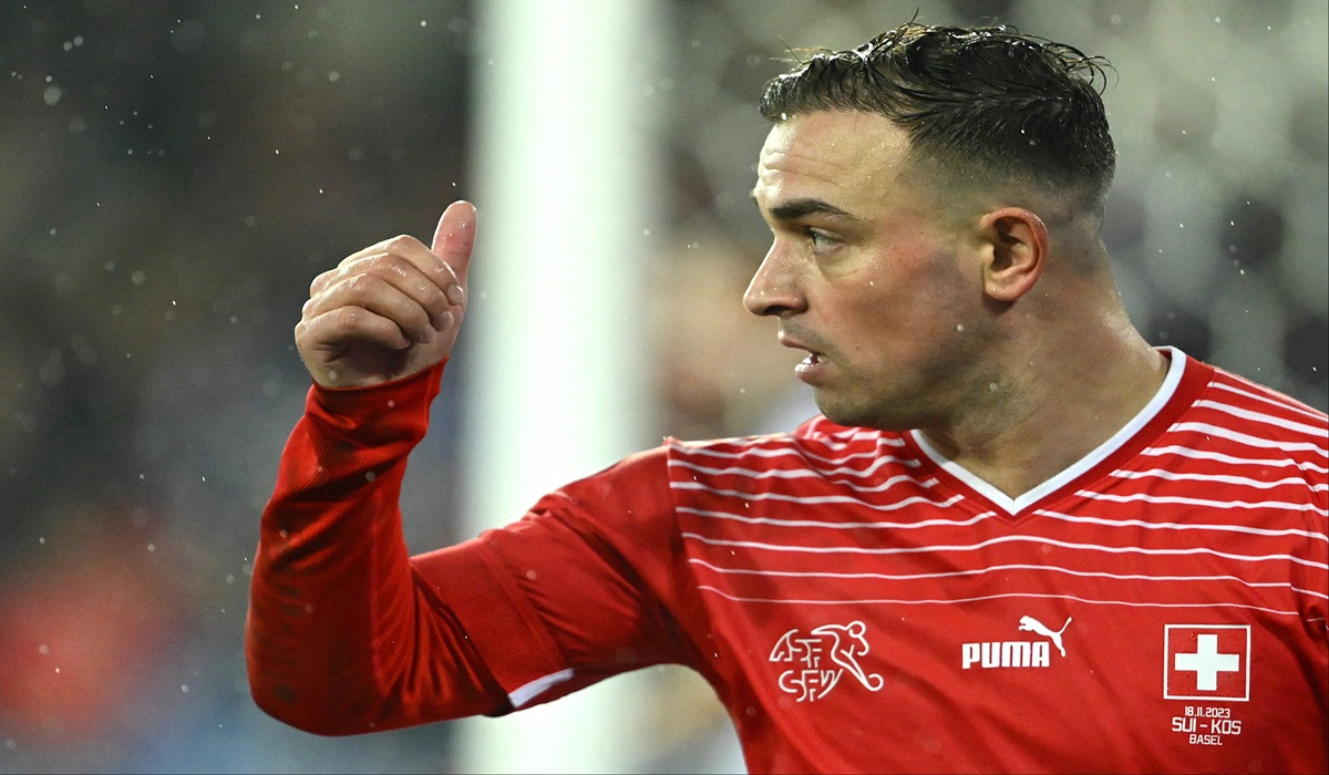 Gelandang timnas Swiss Xherdan Shaqiri