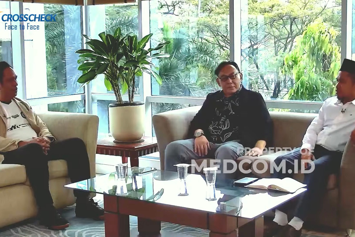 Crosscheck Face to Face by Medcom.id di akun YouTube Medcom.id, Minggu, 21 Juli 2024.