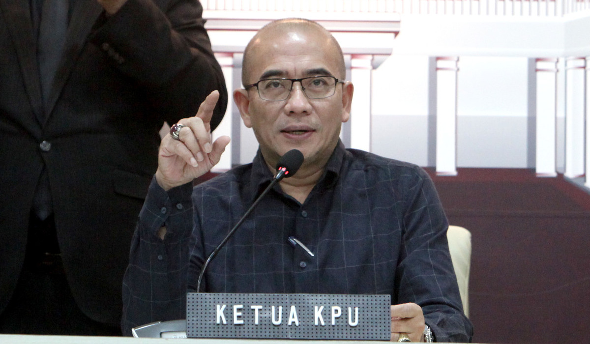 Ketua Komisi Pemilihan Umum (KPU) Hasyim Asy'ari.