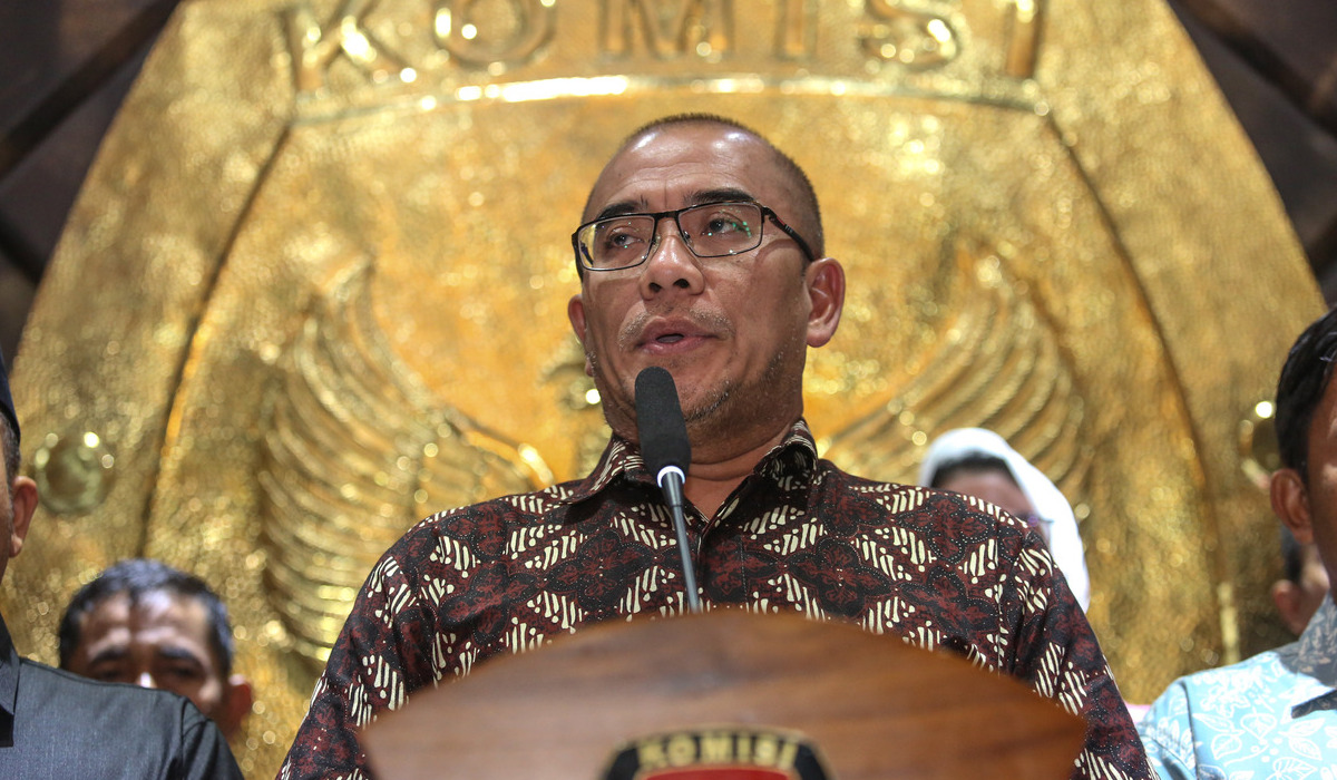 Ketua KPU Hasyim Asyari .