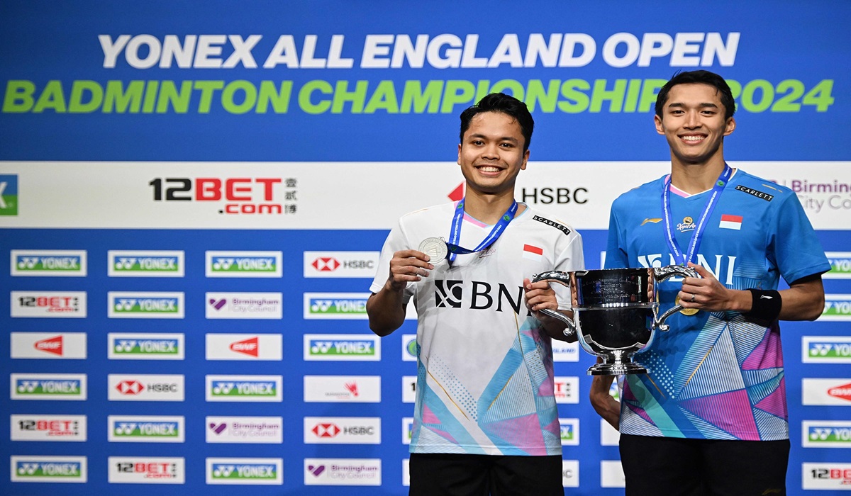Jonatan Christie dan Anthony Sinisuka Ginting Diharap Bisa Tampil Apik di Olimpiade Paris 2024