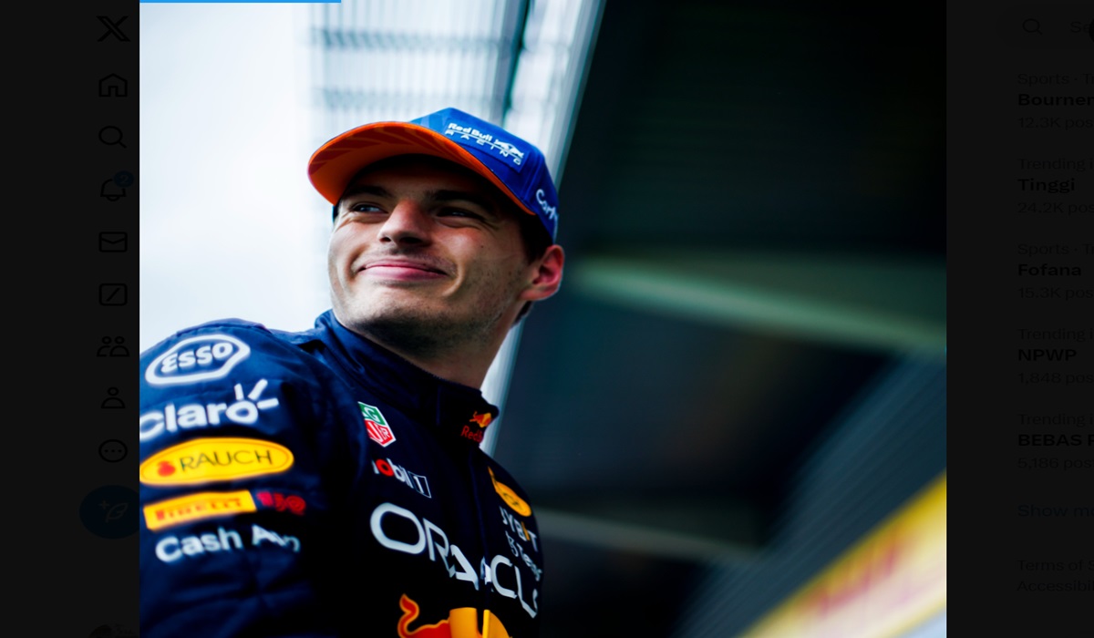 Pembalap tim Red Bull Max Verstappen