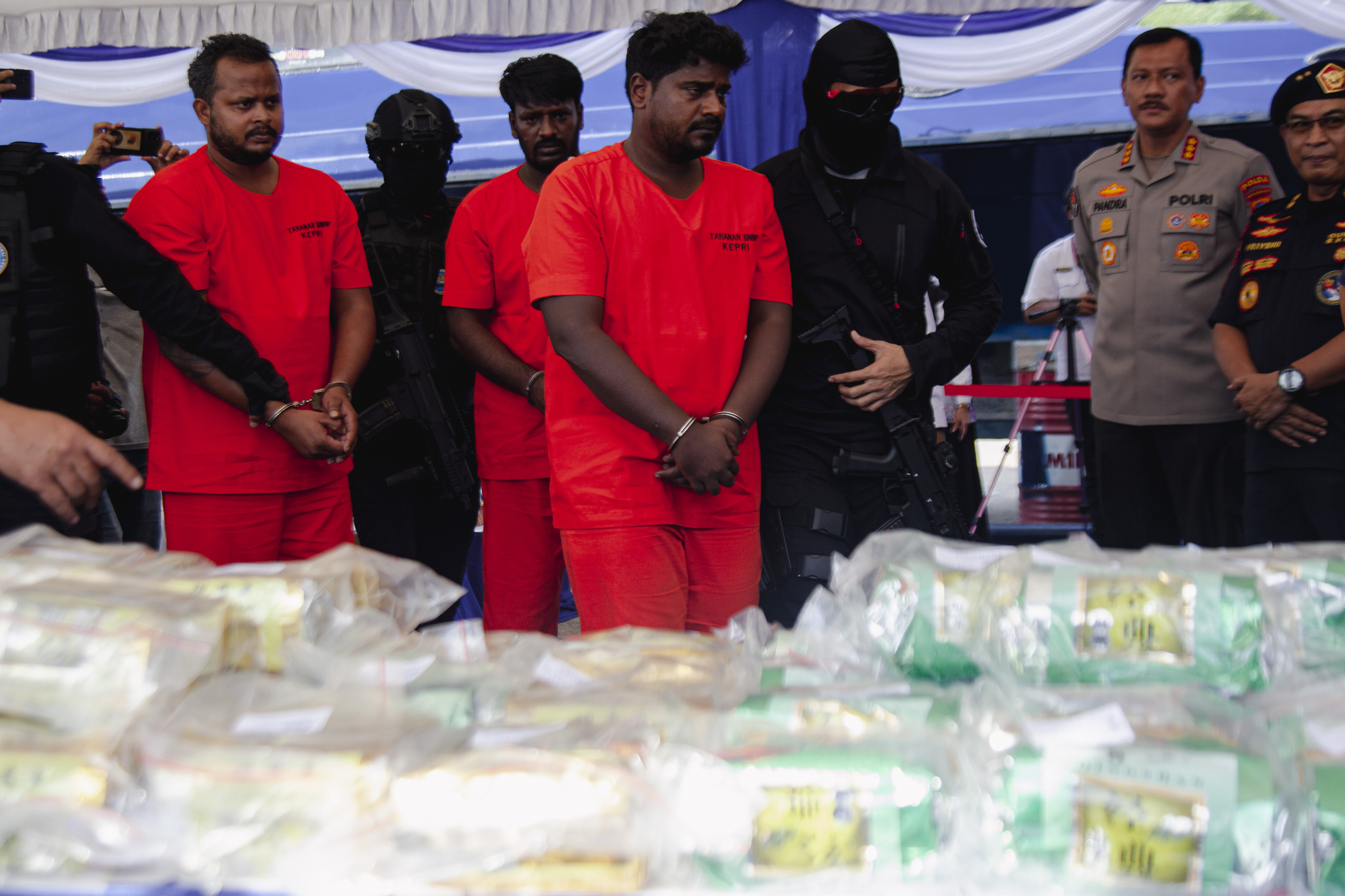 Polisi ugngkap penyelundupan 106 kg sabu-sabu jaringan Internasional