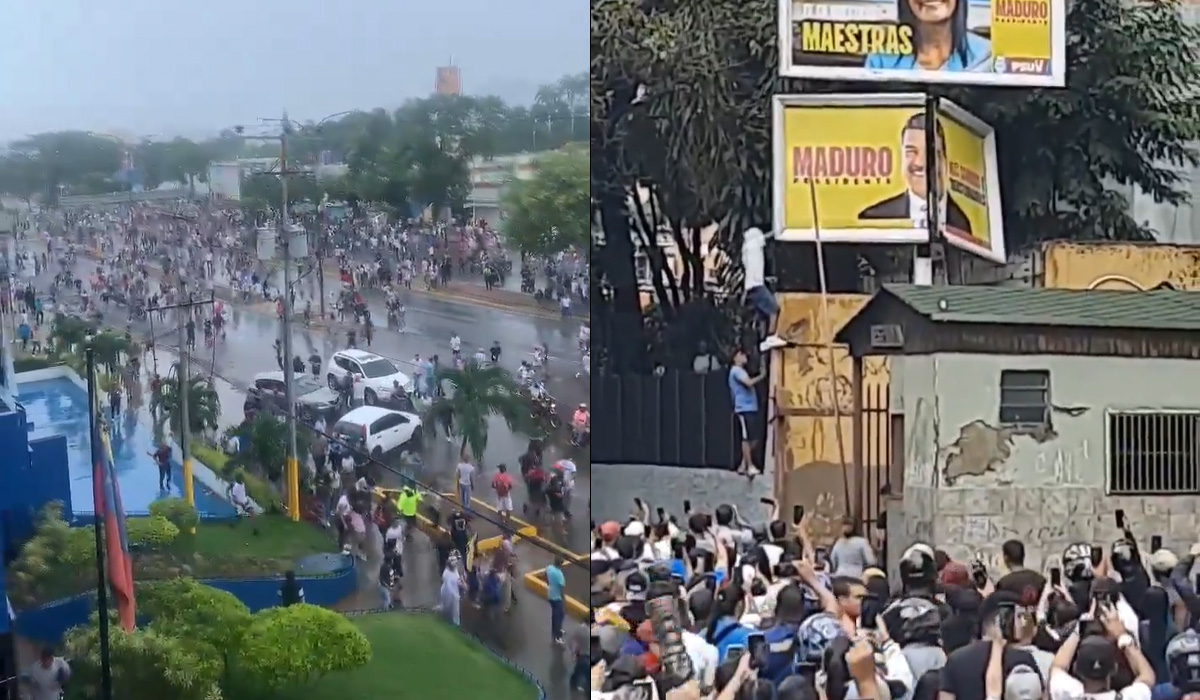 Protes meletus di beberapa kota Venezuela setelah Nicolás Maduro secara resmi dinyatakan sebagai pemenang pemilihan presiden 