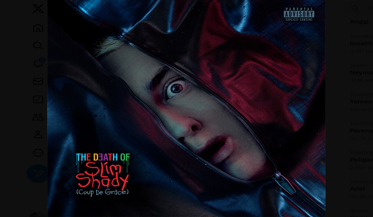 Cover album Eminem, The Death of Slim Shady (Coup de Grace).