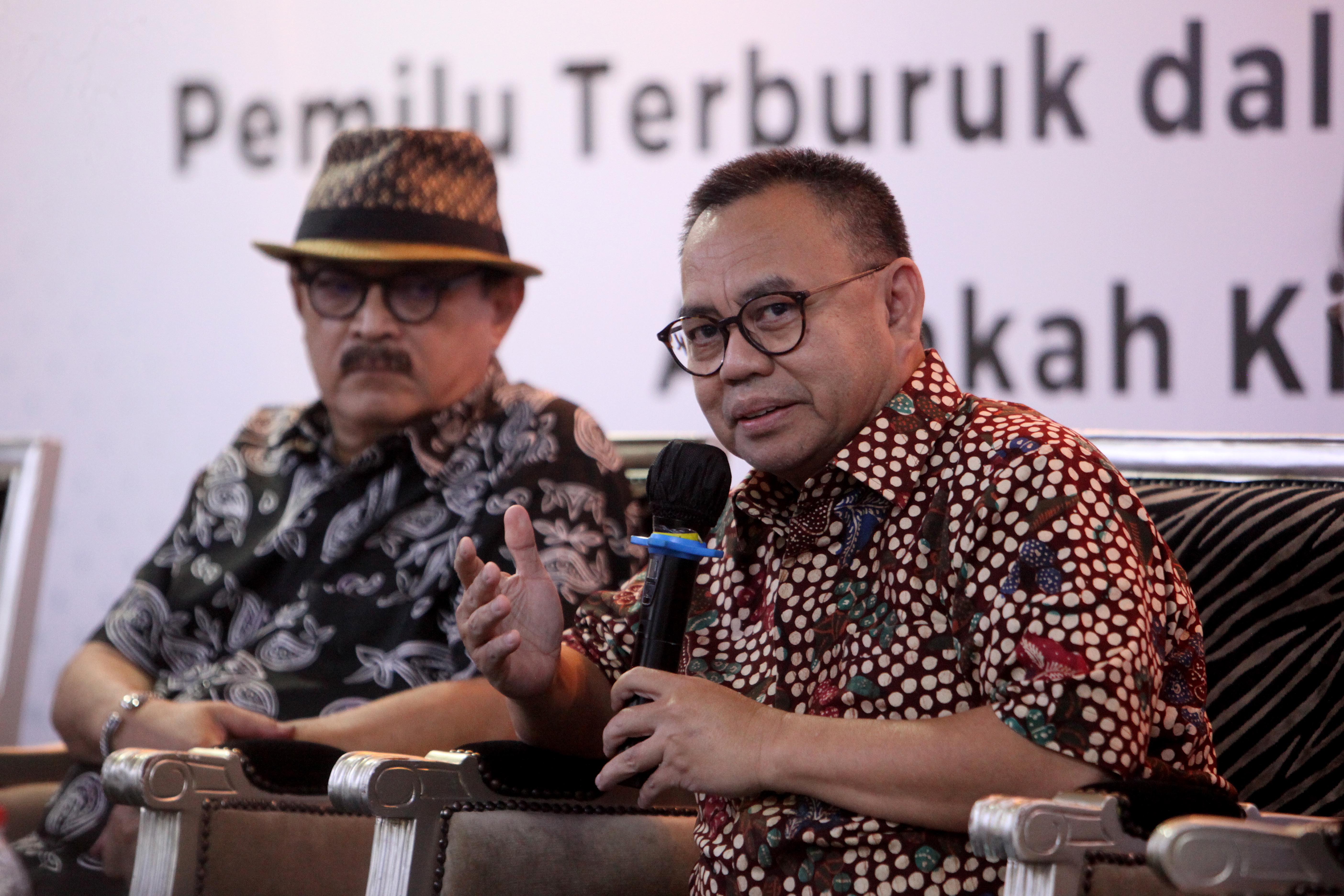 Mantan Co-Captain Timnas Anies-Muhaimin Sudirman Said (kanan)