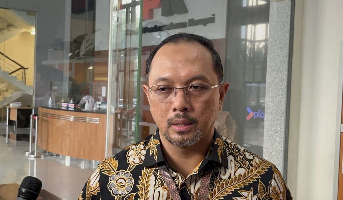  Juru bicara KPK Tessa Mahardhika Sugiarto di Gedung Merah Putih KPK, Jakarta Selatan, Selasa, 23 Juli 2024.