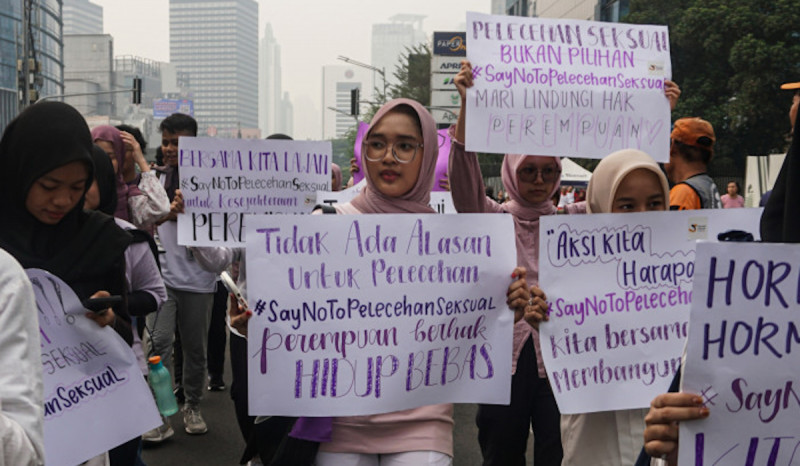 Ilustrasi: sosialisasi pencegahan pelecehan seksual. 